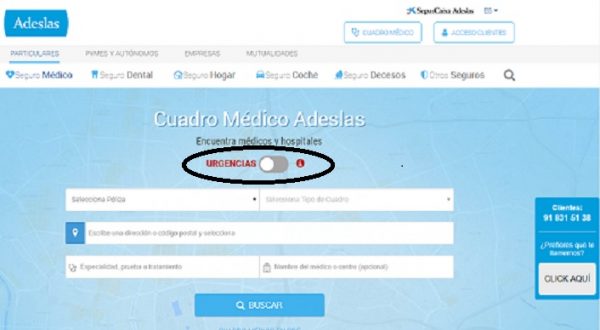 Urgencias Adeslas